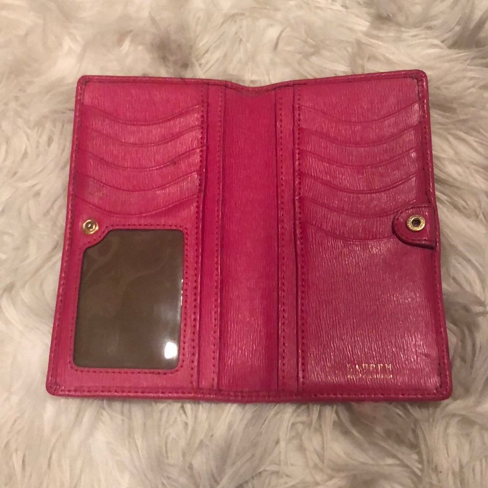 Pink Ralph Lauren Wallet - Picture 3 of 5